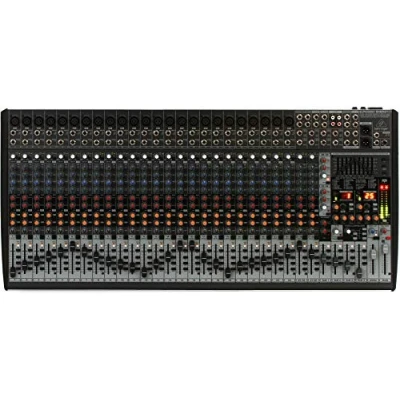 Imagen de Behringer EURODESK SX3242FX Ultra Low Noise Design 32 Input 4 Bus Studio/Live Mixer con preamplificadores de micrófono XENYX, ecualizadores británicos y procesador Dual Multi FX