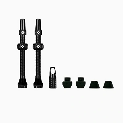 Imagen de Muc Off 1051 válvulas Presta sin cámara, Color Negro, 44 mm, de Bicicleta Fugas con Herramienta extracción núcleo válvula integrada