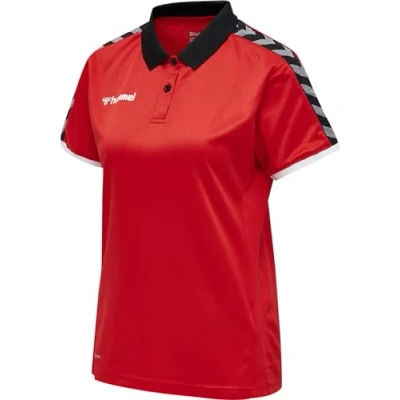 Imagen de hummel Authentic Functional Poloshirt Damen F9001 Rot 2XL