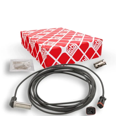 Imagen de FEBI BILSTEIN 103762 Sensor de ABS Eje delantero, izquierda con casquillo, grasa 1150 3960 4020