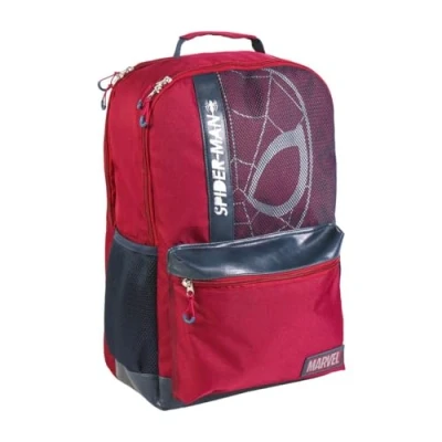 Imagen de Mochila Casual Técnica de Marvel Color Rojo y Azul 29,5x45x16 cm Fabricada en Poliéster Incluye Bolsillo Lateral Asas Ajustables Estampado Spiderman Producto Original Diseñado España