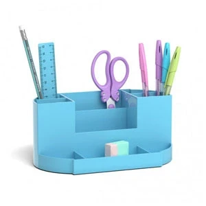 Imagen de Organizador de escritorio Azul pastel
