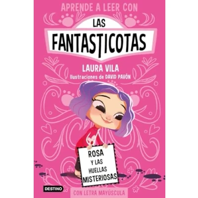 Imagen de Aprende a leer con las Fantasticotas 7. Rosa y huellas misteriosas: En letra MAYÚSCULA para aprender (Libros niños partir de 5 años)