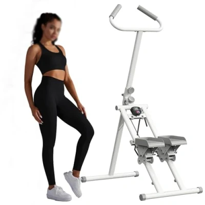 Imagen de STWBHW Vertical Climber Machine,Foldable Step Machine, Stepper Stair Master Machine with LCD,Mountain Climbing Exercise Machine,For Men and Women Home Gym Full Body Workout Cardio Training