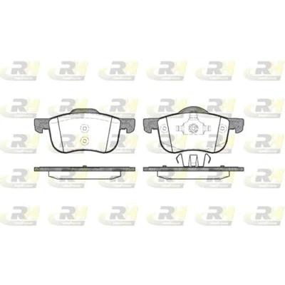 Imagen de ROADHOUSE 2713.00 Juego de pastillas freno Eje delantero con lámina adhesiva accesorios, muelle VOLVO: S60 I, XC70 I Cross Country, S80