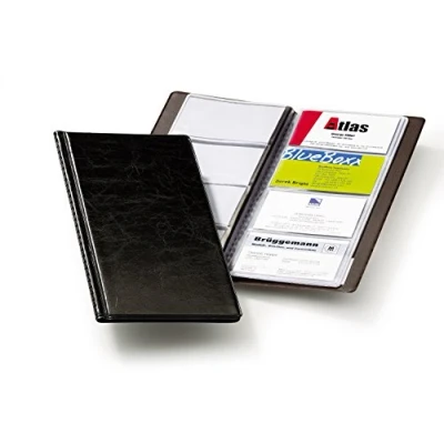 Imagen de Durable 238001 Álbum para tarjetas de visita Visifix 2380, 96 90 x 57 mm, 115 253 8, 5 negro