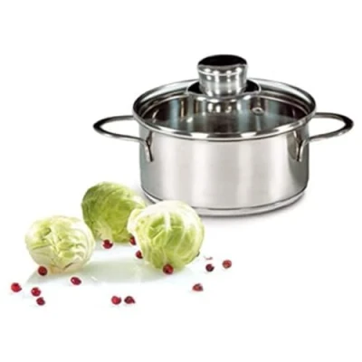 Imagen de KRÜGER 2214GL Cacerola Saturn 14 cm, Acero Inoxidable