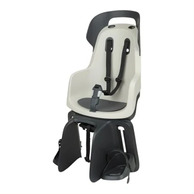 Imagen de BOBIKE 8012300012 Silla Trasera GO Maxi con Soporte de portaequipajes MIK HD para Bicicletas Ruedas 26 a 29 Apta niños Peso máximo 22kg en Color Vainilla Cup Cake