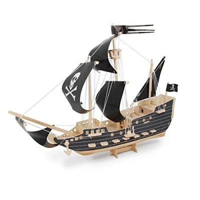 Imagen de Quay Barco Pirata de artesanía en madera Kit construcción FSC