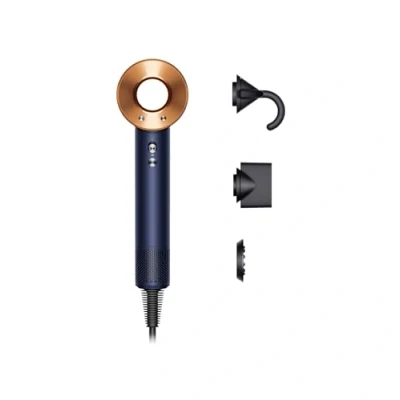 Imagen de Secador Dyson Supersonic™ HD07, Accesorios, Tecnología Avanzada, 1600 W, Secado rápido, 3 Temp, Prussian Blue/Cooper