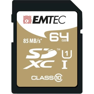 Imagen de Emtec 64gb Class10 Gold + Sdxc Clase 10 Memoria Flash