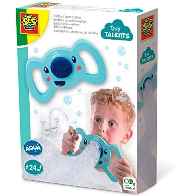 Imagen de SES Creative 13055 Bubbler, Burbujeador de Espuma para el baño con Forma Elefante, Multicolor, Talla única (13055)