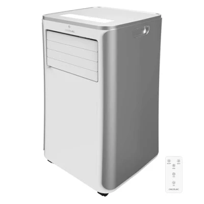Imagen de Cecotec Aire Acondicionado Portátil con Mando a Distancia ForceClima 9100 Soundless Essential. 9000BTU, Tecnología Soundless, Pantalla LED, 4 Modos, 2 Velocidades, Cobertura 25m2