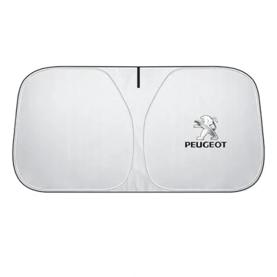 Imagen de TYVVZA Parasol para Parabrisas de Coche, Peugeot 308 2016+ Plegable Coche Anti UV Rayos Fácil Instalar y Almacenar Delantero