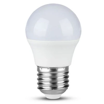 Imagen de V TAC Bombilla LED E27 G45 6,5W (Equivalente a 45W) 600 Lumen 4000K Blanco Neutro Apertura del Haz de Luz 180 Máxima Eficiencia y Bajo Consumo