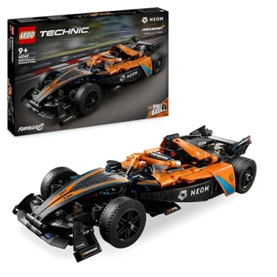 Imagen de Lego Technic NEOM McLaren Formula E Race Car Maqueta de Coche Carreras Juguete, Vehículo Construcción Coleccionable, Regalo para Niños y Niñas 9 Años o Más, Decoración Estantería 42169