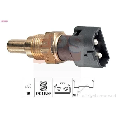Imagen de EPS 1.830.091 Sensor de Temperatura del Refrigerante Made in Italy OE Equivalent VOLVO: 940 II Berlina, I Berlina