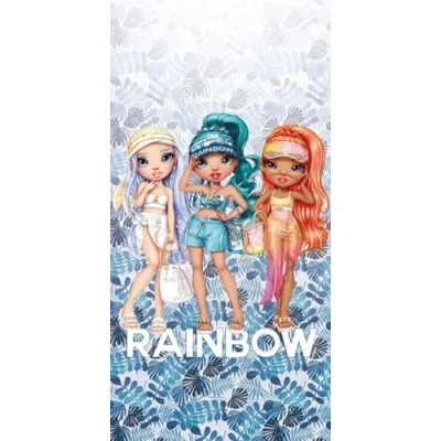Imagen de Rainbow High Violet Ruby Sunny Toalla de Playa o baño 100% algodón Dimensiones 70 x 140 cm
