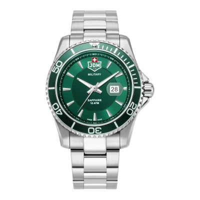 Imagen de JDM Military Hombres Reloj Plata WG022 02