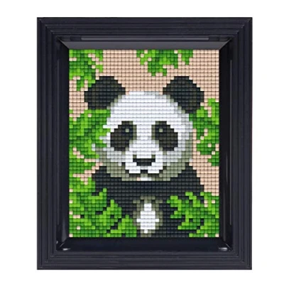 Imagen de Pracht Creatives Hobby Animal Mosaik Envoltorio de Regalo Panda, Imagen píxel con Marco para diseñar niños y Adultos, Small (P31432)