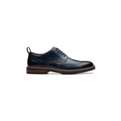 Imagen de Clarks Aldwin Limit, Hombre, Azul Marino (Navy Leather), 42 EU
