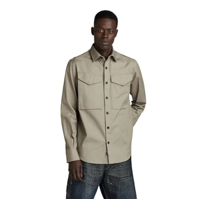 Imagen de G STAR RAW Camisa Cargo Regular Para Hombre, Gris (elephant skin D22971 D384 G106), S