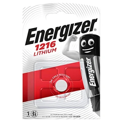 Imagen de Energizer Pila de botón CR 1216 Lithium, litio