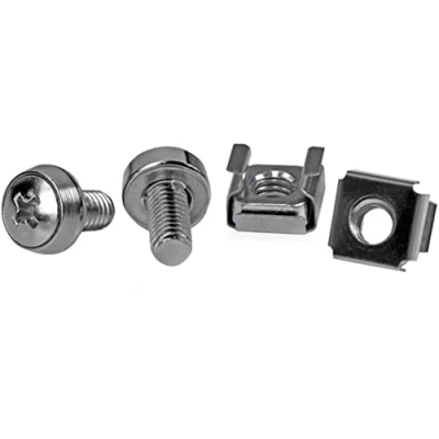 Imagen de StarTech.com Paquete de 50 Tornillos y Tuercas Enjauladas Cage Nuts M6