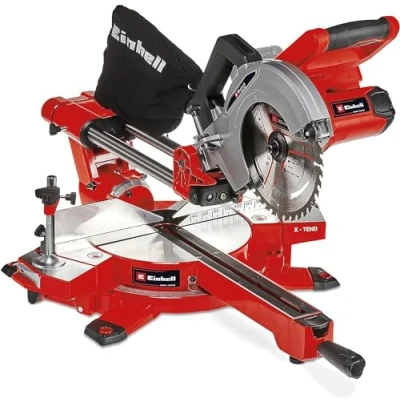 Imagen de Einhell Ingletadora telescópica TE SM 36/210 Li Solo Power X Change (36 V, iones de litio, Ø210x Ø30 mm hoja, función tracción marcha suave, láser línea corte, sin batería y cargador)