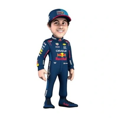 Imagen de MINIX Figura Checo Perez Red Bull, Coleccionables de 12 cm para Exhibición, Idea Regalo Niños y Adultos, Fans del Deporte Formula 1, MN16259, Multicolor