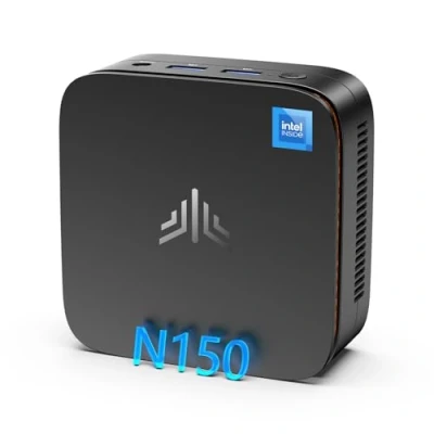 Imagen de NiPoGi Mini PC E1 Twin Lake N150 (Βeats N100,3,6 GHz) 16 GB RAM/512GB M.2 SSD W 11 Pro, HDMI 2.0+DP 1.4 Ordenador de Sobremesa WiFi 5, BT4.2/RJ45,4K @60HZ UHD Dual Display para Oficina