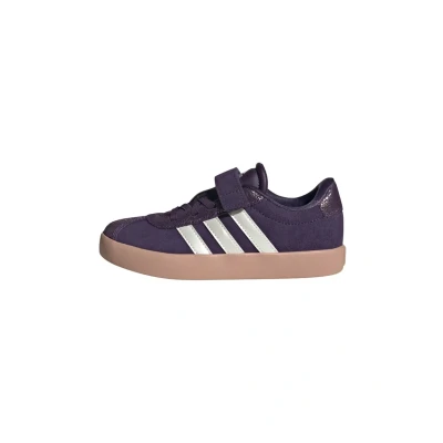 Imagen de adidas VL Court 3.0 Shoes Children, Zapatos Unisex niños, Aurora Plum/Zero Metalic/Pink Gum, 33 EU