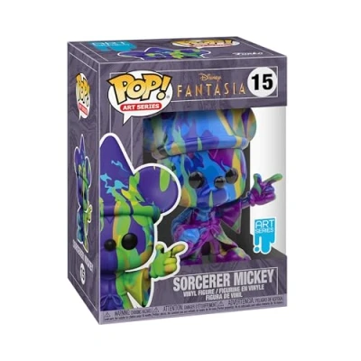 Imagen de Funko Pop! Disney: Fantasia 80th Mickey#2 Object (Artist Series) Figura de Vinilo Coleccionable Incluye Estuche Protector Plástico Idea Regalo Mercancia Oficial