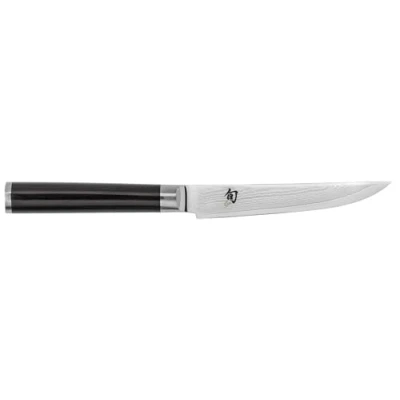 Imagen de KAI Shun Classic Cuchillo japonés para carne con hoja de 12 cm Damasco 32 capas núcleo VG MAX 61 (±1) HRC Mango madera Pakka mesa forjado