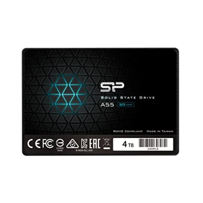 Imagen de Silicon Power 4TB SSD 3D NAND A55 SLC Cache Performance Boost SATA III 2.5&quot; 7mm (0.28&quot;) Internal Solid State Drive