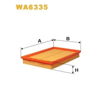 Imagen de WIX FILTERS WA6335 Filtro de aire 38 177 255 Cartucho filtrante FORD: Fiesta 4, Puma, Mk4, FORD USA: PROBE 1