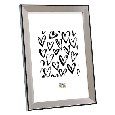 Imagen de Deknudt Frames S45FD2 18x24 Marco Gris Plata Resina