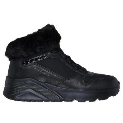 Imagen de Skechers UNO LITE Botines con cordones para niños, Talla: 31, Black Zapatos