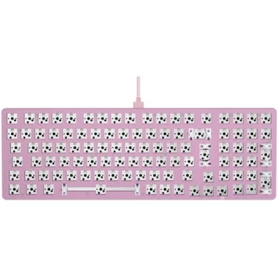 Imagen de Glorious gaming GMMK 2 Full Size (96%) Barebones (solo carcasa) Carcasa de teclado mecánico, completa (96%), aluminio, personalizable, RGB, distribuciones internacional / ISO Rosa