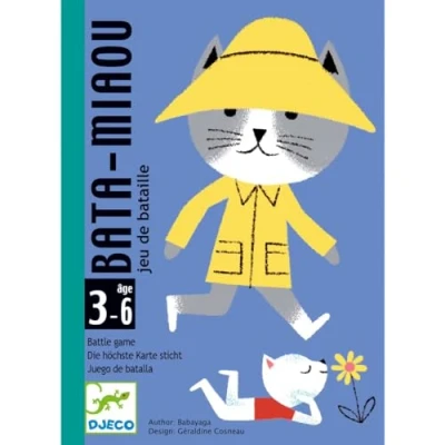 Imagen de Djeco Cartas Bata Miaou, Multicolor (DJ05139)