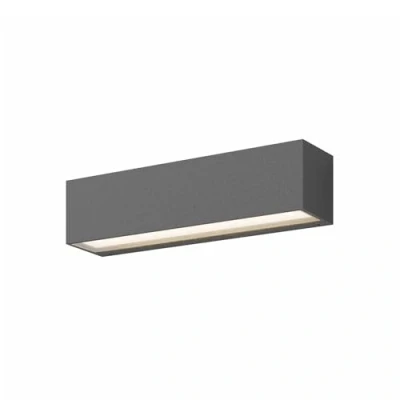 Imagen de LED lámpara de pared exterior &#039;Tilde&#039; (Moderno) en Negro hecho Aluminio (24 llamas,) Lucande lámparas para aplique, exterior, aplique