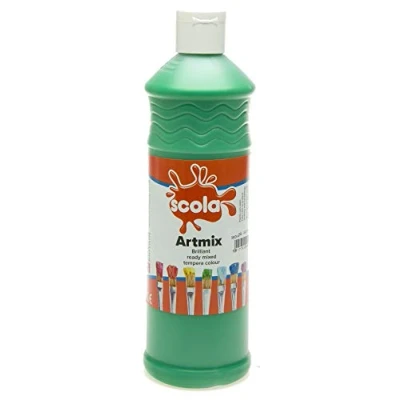 Imagen de Scola Artmix Pintura de colores (600 ml), color verde brillante
