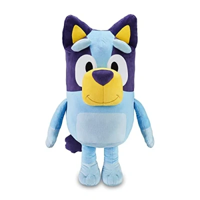 Imagen de Bluey Big Plush, Peluche del Perrito 80 centímetros, de Color Azul, Producto Oficial la Serie Infantil Dibujos, Suave y blandito para abrazar, niños niñas +0 años, Famosa (BLY37000)
