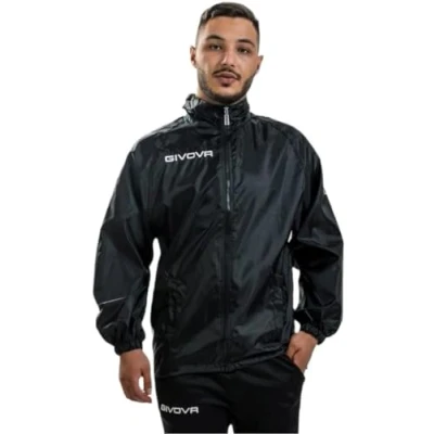 Imagen de GIVOVA Rain Basico Chaqueta de Lluvia, Negro, 3XL Unisex Adulto