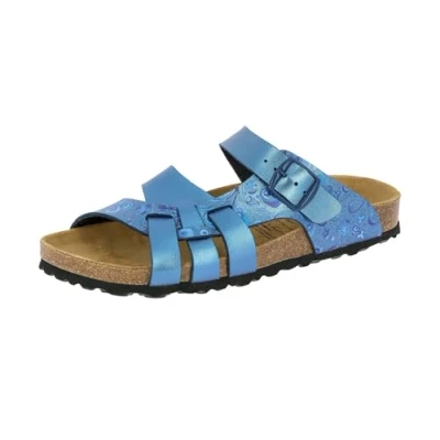 Imagen de Lico Bioline Flora, Zapatillas de Estar por casa Mujer, Blau, 37 EU