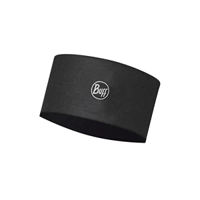 Imagen de Buff Coolnet UV WIDE Headband Unisex Orejeras, Talla: One Size, Solid black