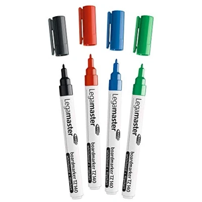 Imagen de Legamaster 7 114094 Boardmarker TZ140 Juego de 4, colores surtidos