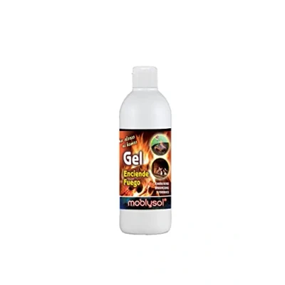 Imagen de MOBLYSOL Gel Enciende Fuegos. Botella 500 ml.