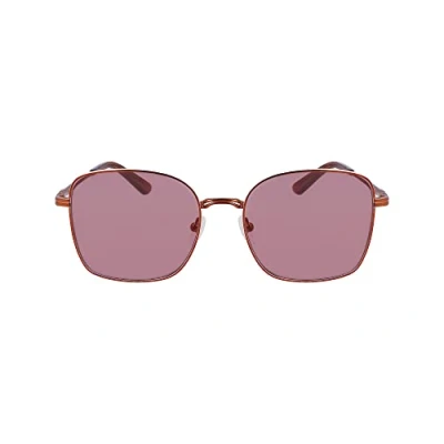 Imagen de Calvin Klein Women&#039;s Sunglasses CK23100S White with Solid Brown Lens