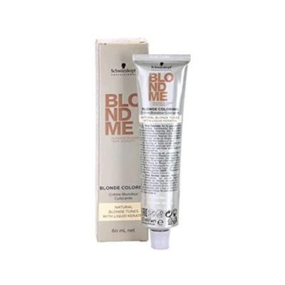 Imagen de Schwarzkopf blond me crema rubio colorante natural glacier